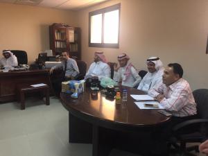 His Excellency the Dean of Al-Qunfudhah University College Visits the Academic Departments of the College